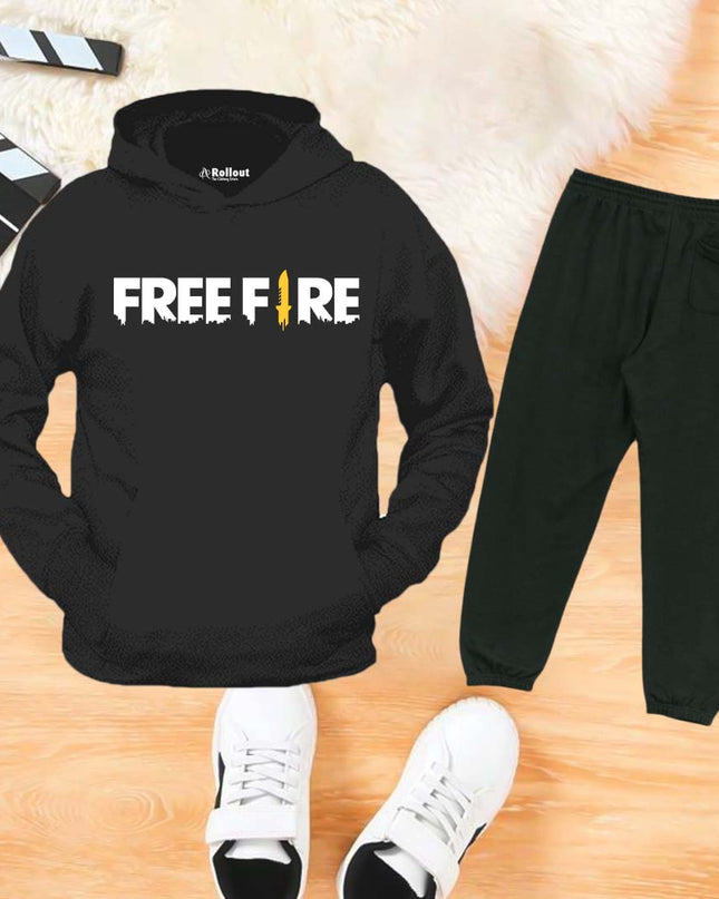 Free Fire Black hoodie set