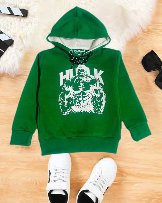 Hulk green kids hoodie