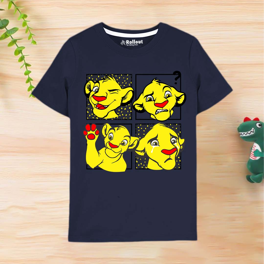 Navy blue (Lion Moods) Tshirt
