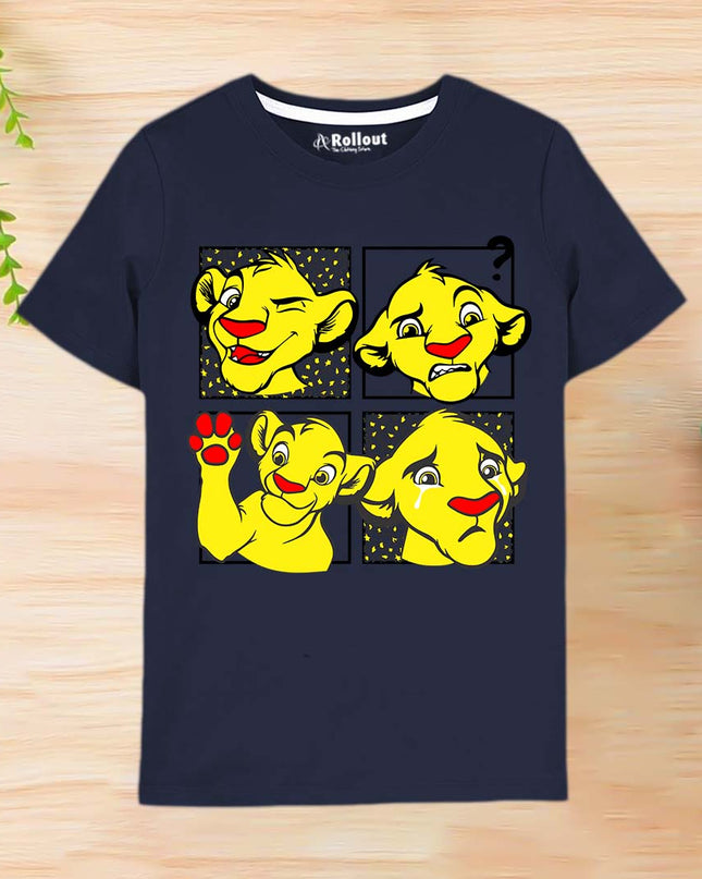 Navy blue (Lion Moods) Tshirt