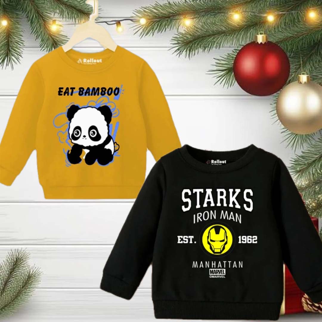 PACK OF ANY 2  boys SWEATSHIRTS DEAL