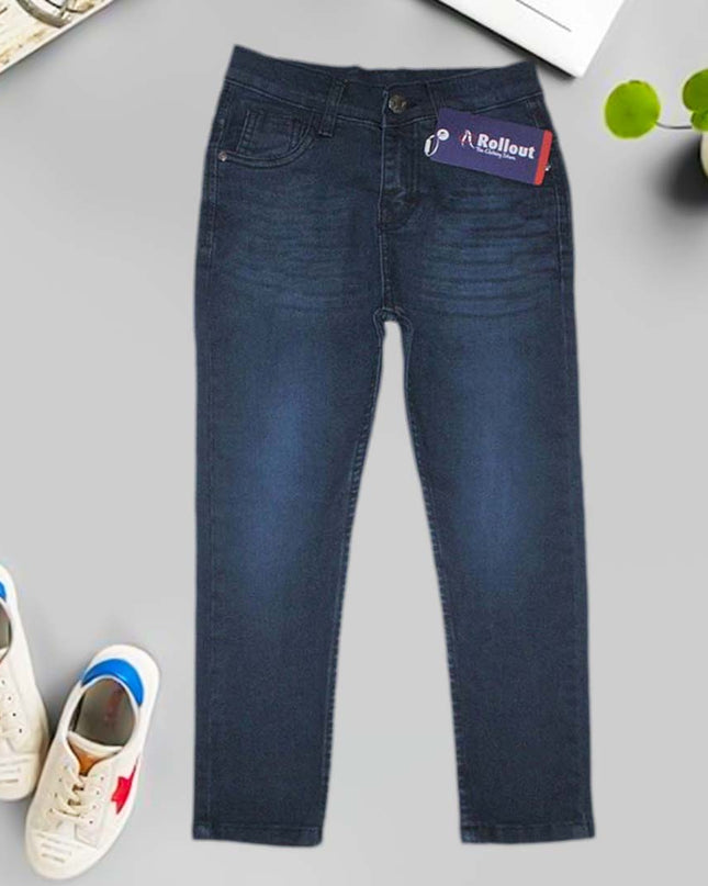 Lady dark blue slim fit jeans(Length 39'& 40")