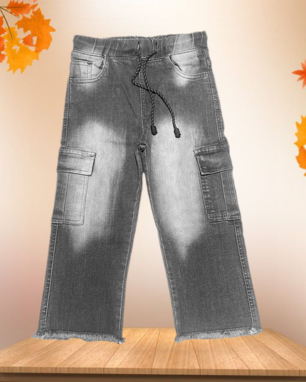 Light Grey Baggie Jeans Flapper