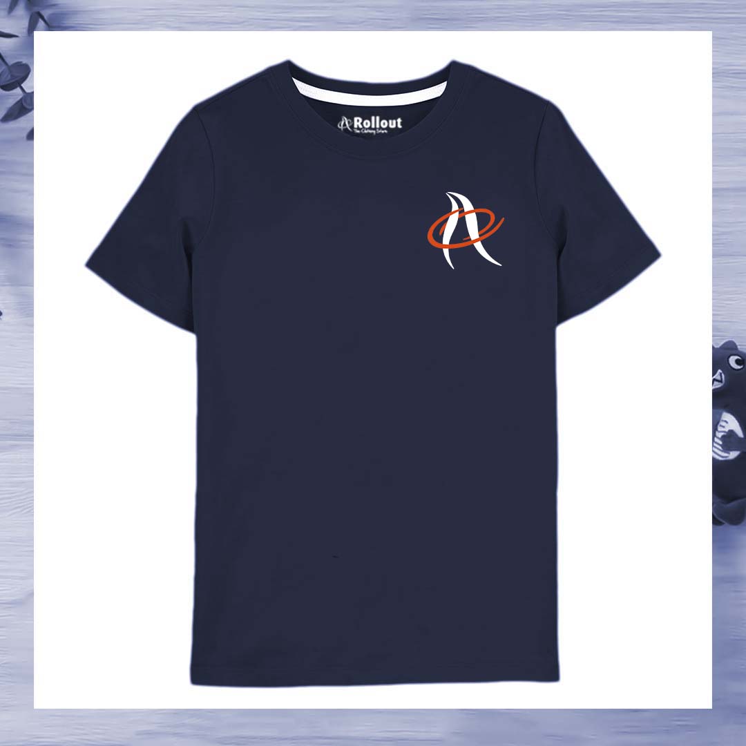 Navy Blue Rollout Logo Tshirt