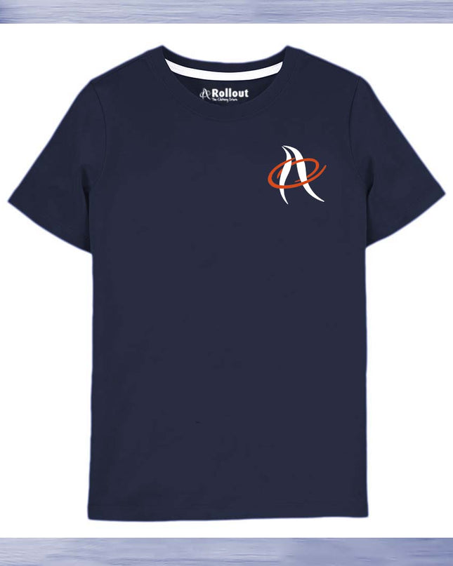 Navy Blue Rollout Logo Tshirt