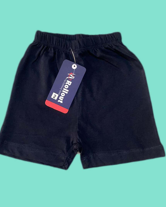Navy cotton jersi shorts