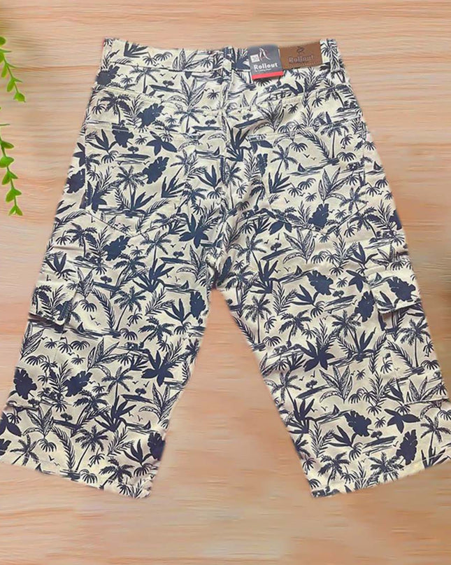 JUNGLE PRINTED COTTON ( Mens )SHORTS