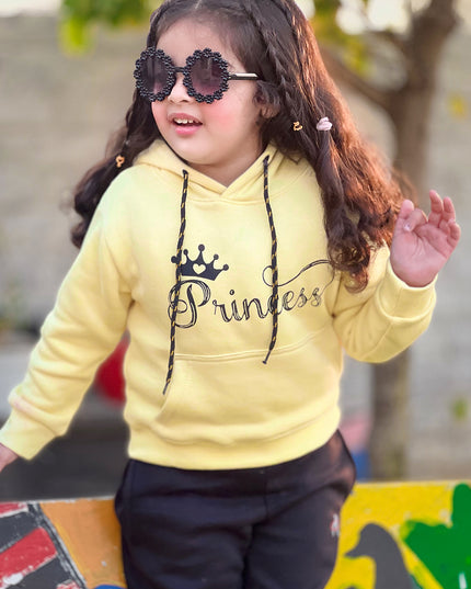 PRINCES Light yellow (lemon) HOODIE SET