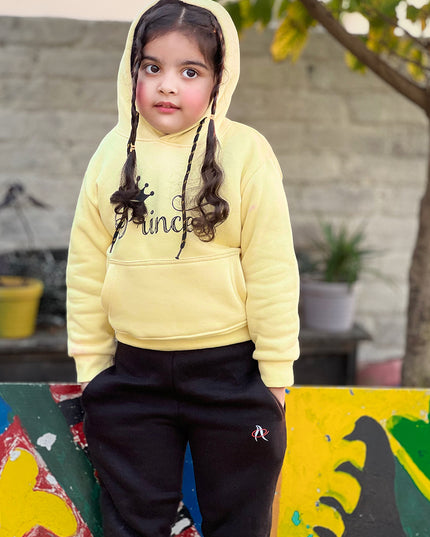 PRINCES Light yellow (lemon) HOODIE SET