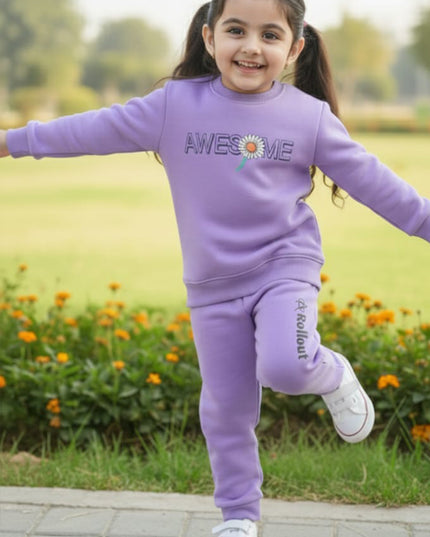 LIGHT PURPLE (AWESOME) TRACKSUIT SET