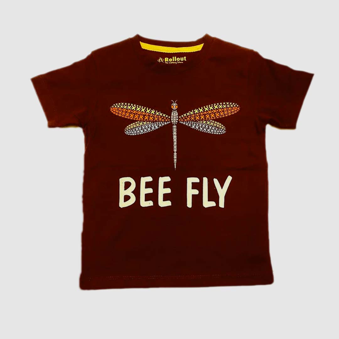 RED {merone} BEE FLY T SHIRT - RollOutBrand # # #