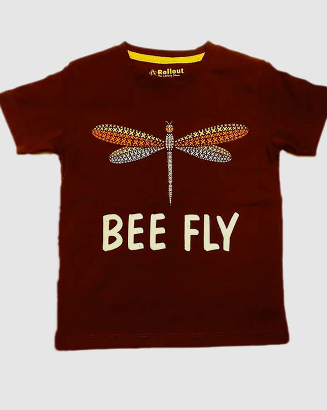 RED {merone} BEE FLY T SHIRT - RollOutBrand # # #