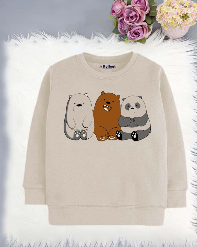 Skinny panda printed sweatshirt