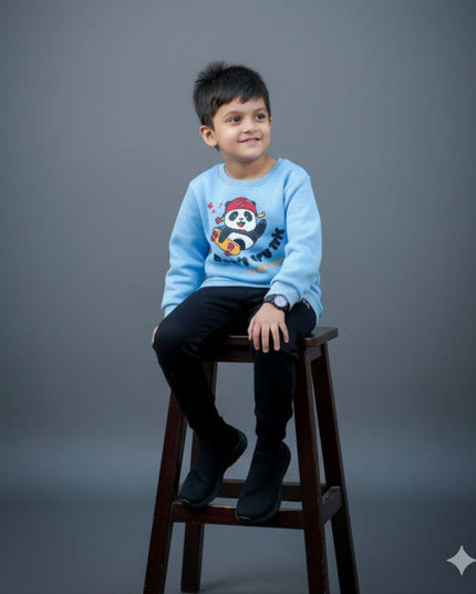 Kids Rollout black warm trouser