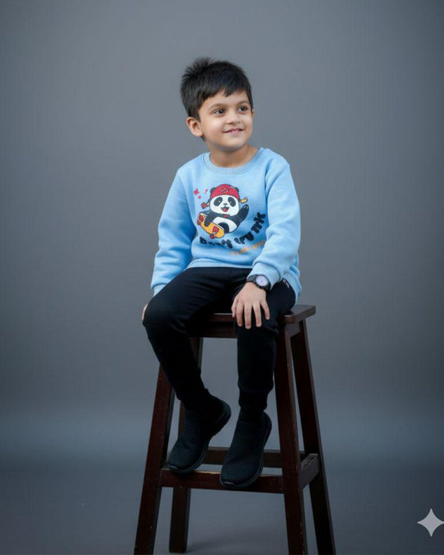 Kids Rollout black warm trouser