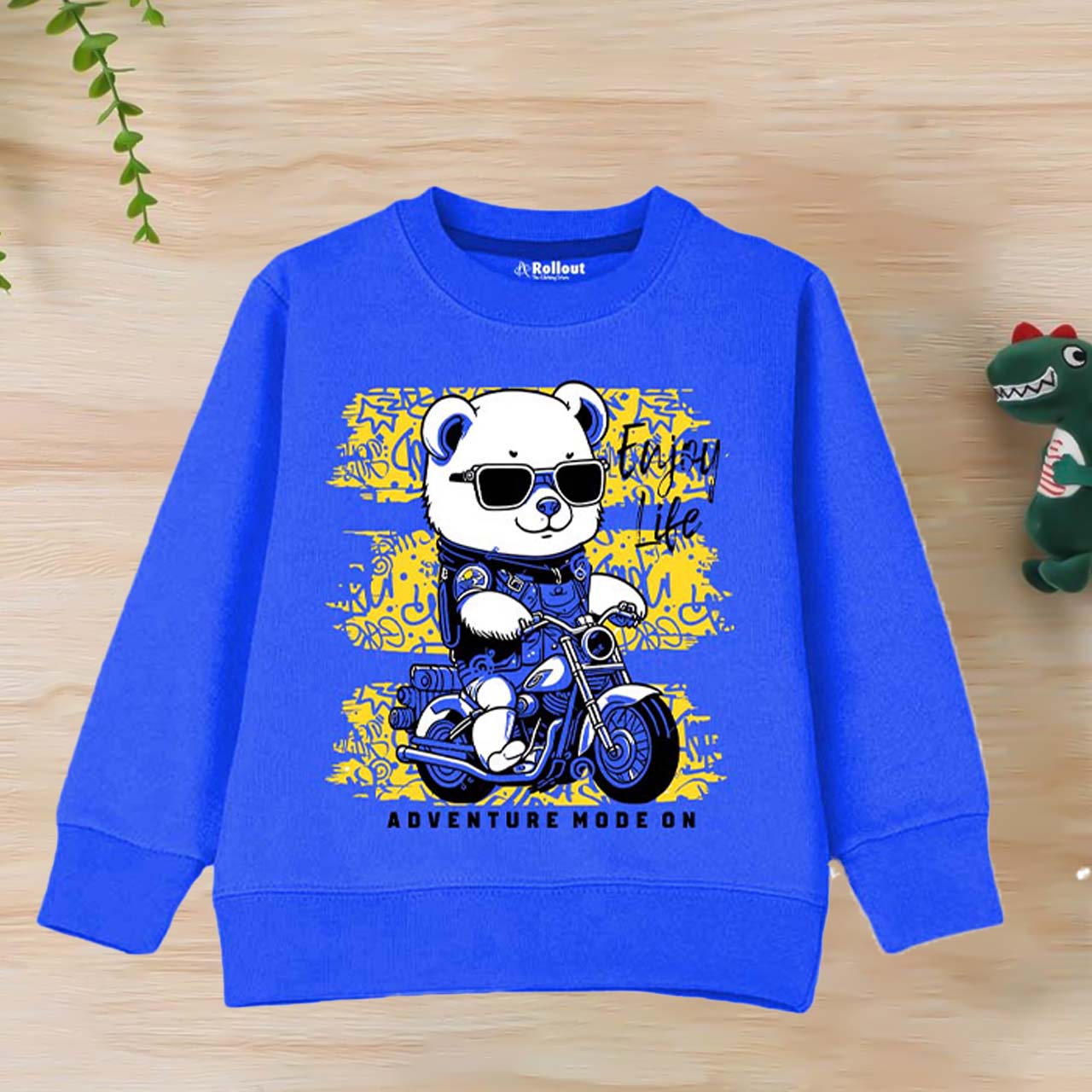 PANDA CYCLE (BLUE)SWEATSHIRT