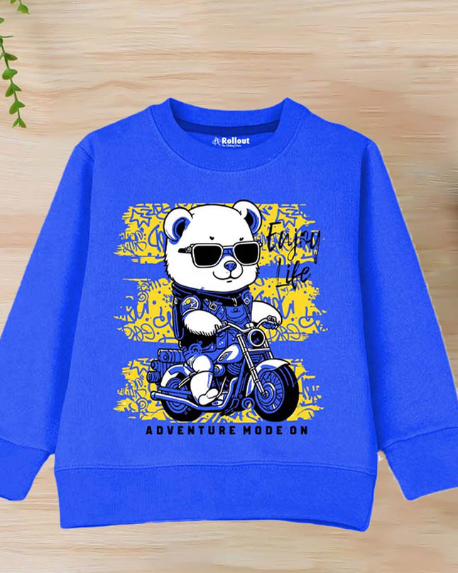 PANDA CYCLE (BLUE)SWEATSHIRT
