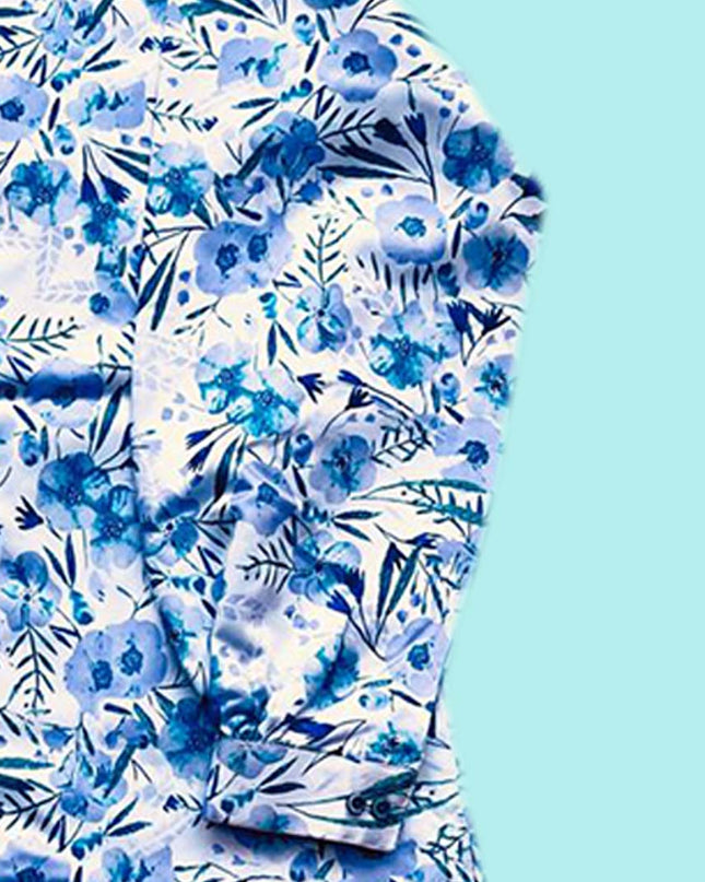 Girls Designer Fashionable summer Stylish shirts white 3D flowers