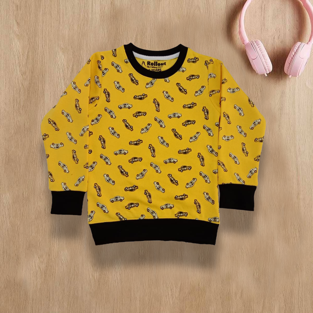 Car Printed kid's Sweat shirt