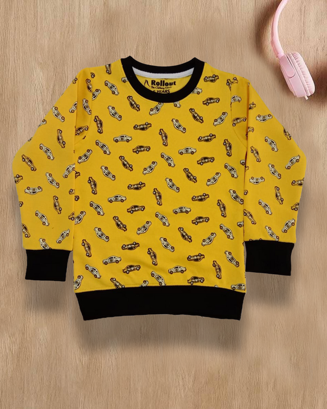 Car Printed kid's Sweat shirt