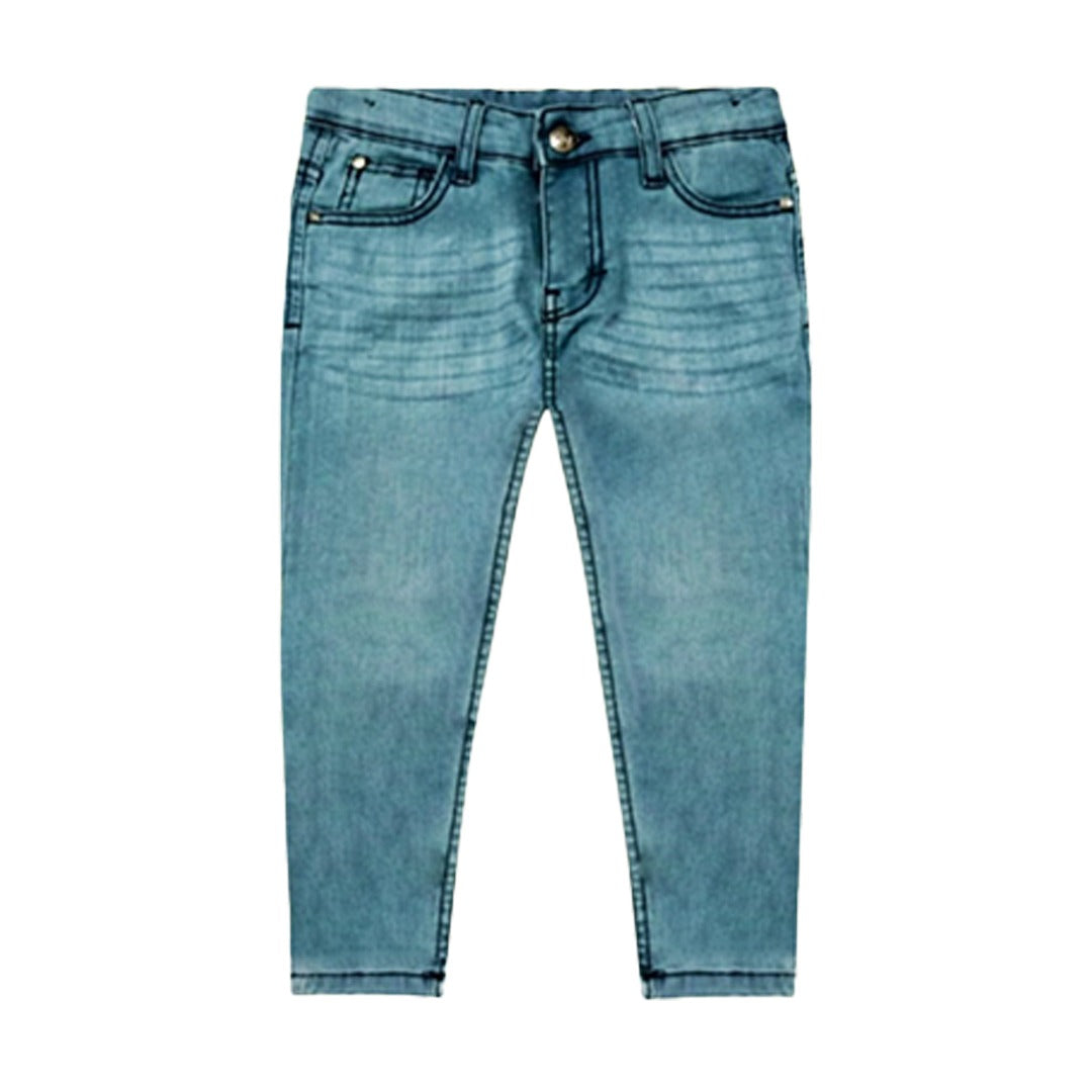 Boy Sky Blue Slim Fit Jeans - RollOutBrand # # #