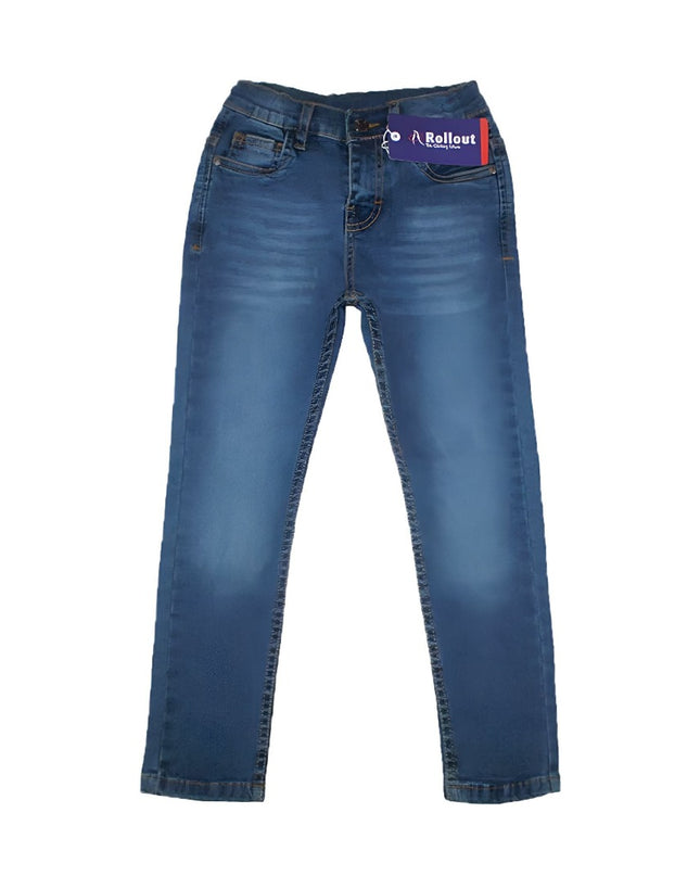 Boy Medium Blue Slim Fit Jeans - RollOutBrand # # #